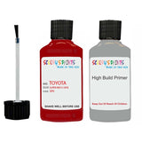 toyota yaris super red v code 3p0 touch up paint 1999 2019 Primer undercoat anti rust protection