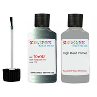 toyota corolla turquoise code 775 touch up paint 2004 2008 Primer undercoat anti rust protection