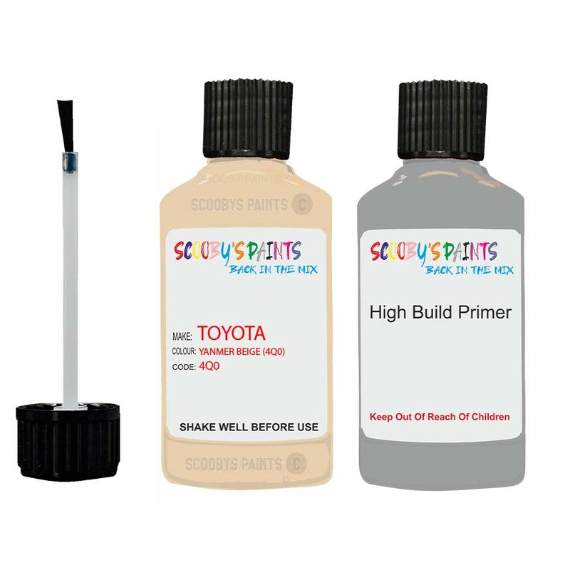 Paint For Toyota Camry Yanmer Beige Code 4Q0 Touch Up Paint – Auto Car ...