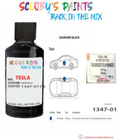 Paint For Tesla Model S Diamond Black Code 1347-01704 Touch Up Scratch Stone Chip Repair