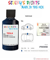 Paint For Tesla Model X Pacific Blue Code Pmmb Touch Up Scratch Stone Chip Repair