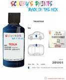 Paint For Tesla Model S Twilight Blue Code 2Bu01 Touch Up Scratch Stone Chip Repair