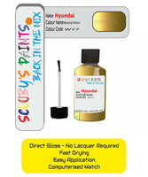 Paint For Hyundai Elantra Blazing Yellow Wy7 Car Touch Up Paint Scratch Repair