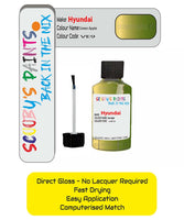 Paint For Hyundai Accent Green Apple Ve9 Car Touch Up Paint Scratch Repair