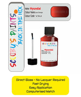 Paint For Hyundai Santa Fe Lava Orange Yr2 Car Touch Up Paint Scratch Repair