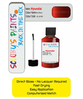 Paint For Hyundai Elantra Red Allure S2R Car Touch Up Paint Scratch Repair