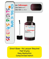 Paint For Vw Golf Black Berry Code Ll4U Car Touch Up Paint