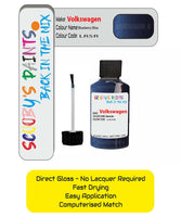Paint For Vw Golf Cabrio Blueberry Blue Code Lr5R Car Touch Up Paint