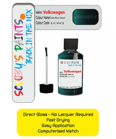 Paint For Vw Touran Dark Moss Green Code Lc6Q Car Touch Up Paint