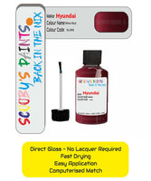 Paint For Hyundai Accent Wine Red 5R Car Touch Up Paint Scratch Repair