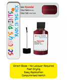 Paint For Hyundai I10 Wine Red W5R Car Touch Up Paint Scratch Repair