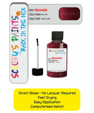 Paint For Hyundai Accent Wine Red W5R Car Touch Up Paint Scratch Repair