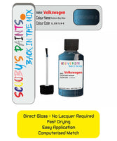 Paint For Vw Sharan Hudson Bay Blue Code Lb5H Car Touch Up Paint