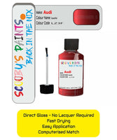 Paint For Audi A3 Cabrio Granat Red Code Lz3F Touch Up Paint Scratch Stone Chip