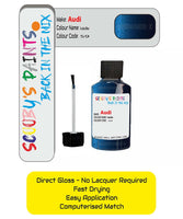 Paint For Audi A4 Limo Scuba Blue Code S9 Touch Up Paint Scratch Stone Chip