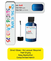 Paint For Audi A5 Sepang Blue Code Ly5Q Touch Up Paint Scratch Stone Chip Repair