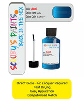 Paint For Audi A6 S6 Sprint Blue Code Lz5F Touch Up Paint Scratch Stone Chip