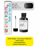 Paint For Audi A7 Vesuv Grey Code Lx7J Touch Up Paint Scratch Stone Chip Repair