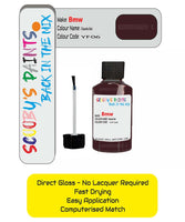 Paint For Bmw Chiaretto Red Paint Code Yf06/F06 Touch Up Paint Repair Detailing Kit
