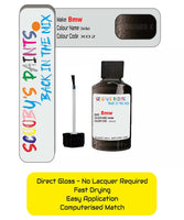Paint For Bmw 6 Series Citrin Black Code X02 Touch Up Paint Scratch Stone Chip
