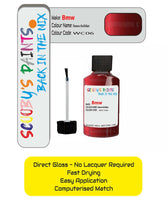 Paint For Bmw Flamenco Red Brillant Paint Code Wc06/C06 Touch Up Paint Repair Detailing Kit