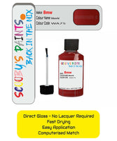 Paint For Bmw X5 Melbourne Red Code Wa75 Touch Up Paint Scratch Stone Chip Kit