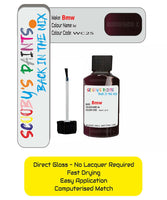 Paint For Bmw Red Paint Code Wc25/C25 Touch Up Paint Repair Detailing Kit