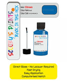 Paint For Citroen C15 Bleu Edf Code E0Mg Touch Up Paint Scratch Stone Chip Kit