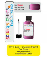 Paint For Citroen C1 Reddish Purple Code Est Touch Up Paint Scratch Stone Chip