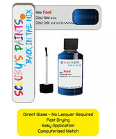 Ford Focus Cabrio Blu Di Cine 6Dzewwa paint where to find my paint code