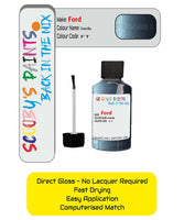 Ford Explorer Chrome Blue 7411 paint where to find my paint code