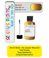 Paint For Ford Fiesta Luxe Yellow Code Jfse Touch Up Paint Scratch Stone Chip