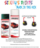 toyota corolla dark green k79 aerosol spray paint and lacquer 1998 2009