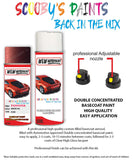 toyota yaris dark red 3q8 aerosol spray paint and lacquer 2002 2010