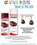 toyota camry orpheus red ycd aerosol spray paint and lacquer 1997 1999