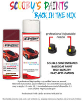 toyota corolla washingtong red 5740 aerosol spray paint and lacquer 1999 1999