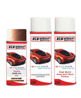 toyota corolla copper 4t4 aerosol spray paint and lacquer 2006 2008 With primer anti rust undercoat protection
