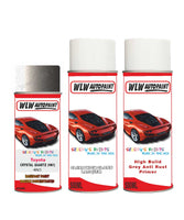 toyota corolla crystal quartz 4n1 aerosol spray paint and lacquer 1995 2000 With primer anti rust undercoat protection