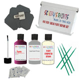 Paint For TOYOTA DEEP BLUISH RED Code: 3L7 Touch Up Paint Detailing Scratch Repair Kit