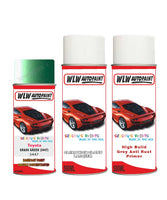 toyota corolla grass green 3447 aerosol spray paint and lacquer 1998 2001 With primer anti rust undercoat protection