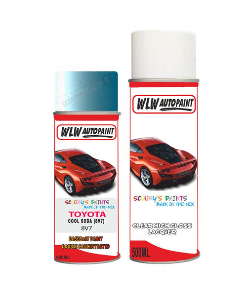 toyota corolla cool soda 8v7 aerosol spray paint and lacquer 2010 2017Body repair basecoat dent colour