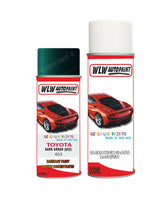 toyota corolla dark green 6s3 aerosol spray paint and lacquer 2000 2013Body repair basecoat dent colour