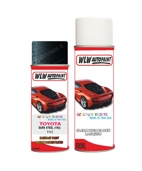 toyota corolla dark steel 1h2 aerosol spray paint and lacquer 2009 2019Body repair basecoat dent colour