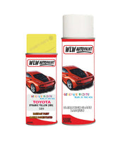 toyota aygo dynamic yellow 5b9 aerosol spray paint and lacquer 2016 2017Body repair basecoat dent colour