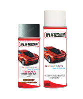 toyota corolla forest green 6j7 aerosol spray paint and lacquer 1990 2002Body repair basecoat dent colour