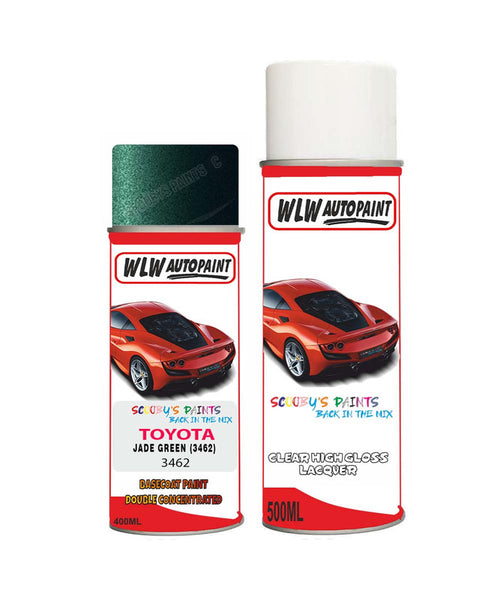 toyota camry jade green 3462 aerosol spray paint and lacquer 2004 2004Body repair basecoat dent colour