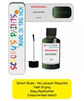 Paint For Vauxhall Kadett Black Star Mist Code 256/905/90L Touch Up Paint