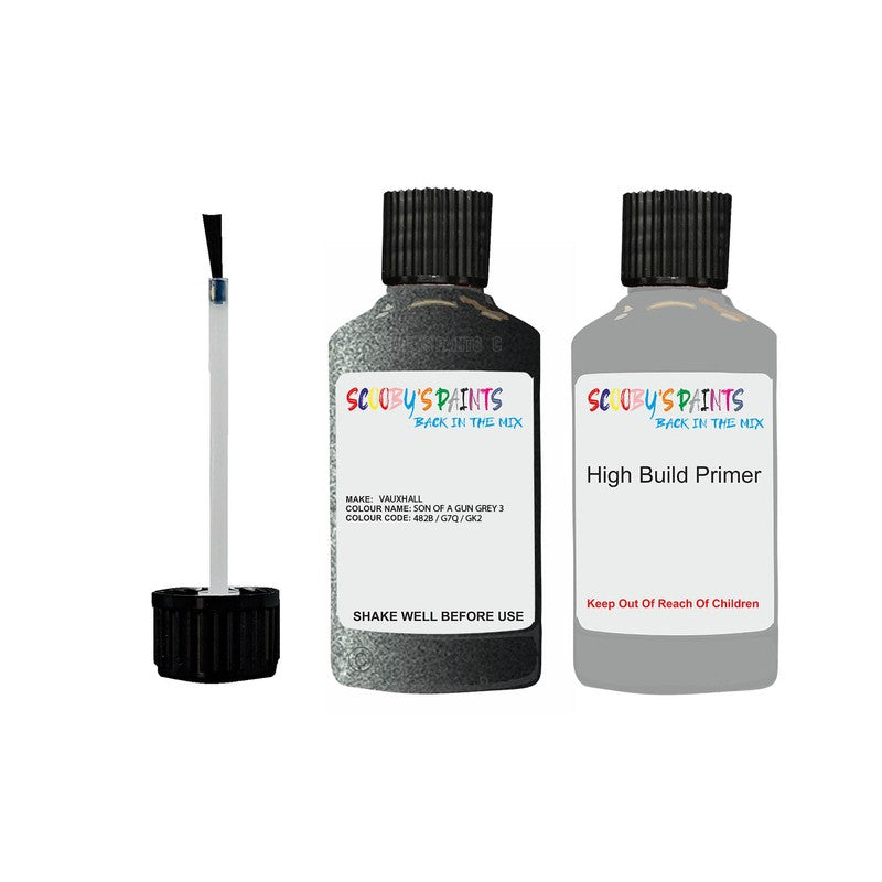 Paint For Vauxhall Karl Son Of A Gun Grey 3 Code 482B/G7Q/Gk2 Touch Up