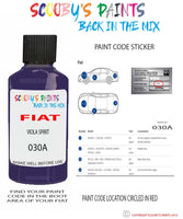 Paint For Fiat/Lancia Ducato Van Viola Spirit Code 030A Car Touch Up Paint