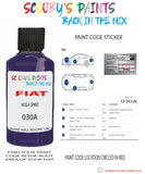 Paint For Fiat/Lancia Ducato Van Viola Spirit Code 030A Car Touch Up Paint